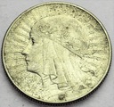 5 zł złotych 1934 Głowa kobiety Polonia SREBRO