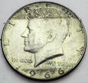 USA 1/2 Dolara Half Dollar 1966 Kennedy
