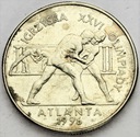 2 zł złote 1995 Atlanta Zapasy Igrzyska