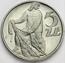 5 zł pięć złotych z Rybakiem 1960 Rybak