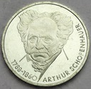 Niemcy 10 Marek SREBRO 1988 Arthur Schopenhauer