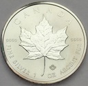 Kanada 5 Dolarów 2018 Liść Klonowy oz UNCJA SREBRO