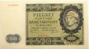 1940 500 zł Pięćset Złotych seria A Góral