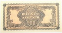 1944 500 zł złotych Obowiązkowe, seria BH