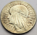 5 zł złotych 1934 Głowa kobiety Polonia SREBRO
