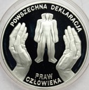 10 zł złotych 1998 Deklaracja Praw Człowieka
