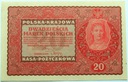 1919 20 Dwadzieścia Marek Polskich II Serja CY
