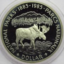 Kanada 1 Dolar 1985 Park Narodowy