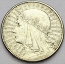 10 zł złotych 1932 Głowa kobiety Babka SREBRO (2)