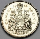 Kanada 50 Centów 1966 SREBRO
