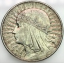 10 zł złotych 1932 Głowa kobiety Polonia SREBRO (2