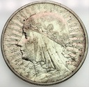 10 zł złotych 1932 Głowa kobiety Polonia SREBRO (6