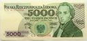 1988 5000 zł złotych Chopin seria CS