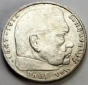 Niemcy 2 marki 1937 Hindenburg SREBRO