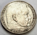 Niemcy 2 marki 1937 Hindenburg SREBRO
