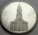 Niemcy 5 Marek Mark 1934 Wieża Kościół SREBRO