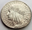 10 zł złotych 1932 Głowa kobiety Polonia SREBRO