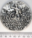 Medal XXV Lat Odbudowanego Starego Miasta