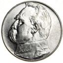 10 zł złotych 1937 Józef Piłsudski SREBRO
