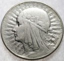 5 zł złotych 1934 Głowa kobiety Polonia SREBRO