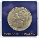 50000 złotych 1988 Piłsudski Niepodległość SREBRO