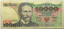 1988 10000 zł złotych Wyspiański, seria CS