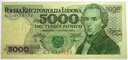 1988 5000 zł złotych Chopin seria CT