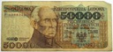 1989 50000 zł złotych Staszic seria F