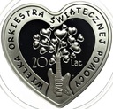 10 zł złotych 2012 WOŚP SERCE