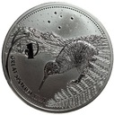Fabulous Nowa Zelandia Dolar 2007 Ptak Kiwi SREBRO