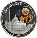 Liberia 5 Dolarów 2005 Papież Benedykt XVI