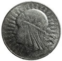 10 zł złotych 1932 Głowa kobiety Polonia SREBRO