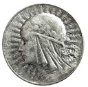 5 zł złotych 1933 Głowa kobiety Polonia SREBRO
