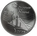 Kanada 5 Dolarów SREBRO 1976 Montreal