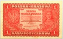 1919 1 Jedna Marka Polska I Serja BX