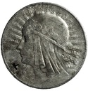5 zł złotych 1932 Głowa kobiety Polonia SREBRO