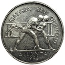 2 zł złote 1995 Atlanta Zapasy Igrzyska