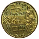2 zł złote 1998 Skłodowska Polon i rad