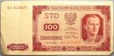 1948 100 zł Sto Złotych, seria HI RZADKI