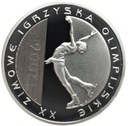 10 zł złotych 2006 Turyn Łyżwiarstwo