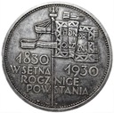 5 zł złotych 1930 r. Sztandar RZADKI SKRĘTKA