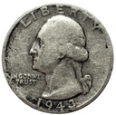 USA 1/4 Dolara 1943