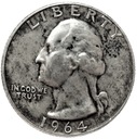 USA 1/4 Dolara 1964