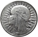 5 zł złotych 1933 Głowa kobiety Polonia SREBRO