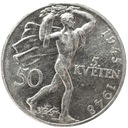 Czechosłowacja 50 koron 1948 Powstanie Praskie
