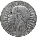 10 zł złotych 1932 Głowa kobiety Polonia SREBRO