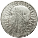10 zł złotych 1932 Głowa kobiety Polonia SREBRO