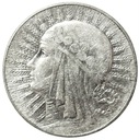 5 zł złotych 1934 Głowa kobiety Polonia SREBRO