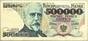 1990 500000 zł złotych Sienkiewicz seria Z