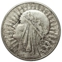 10 zł złotych 1932 Głowa kobiety Polonia SREBRO